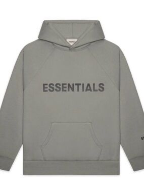 Fear of God Essentials Oversized Gray Hoodie